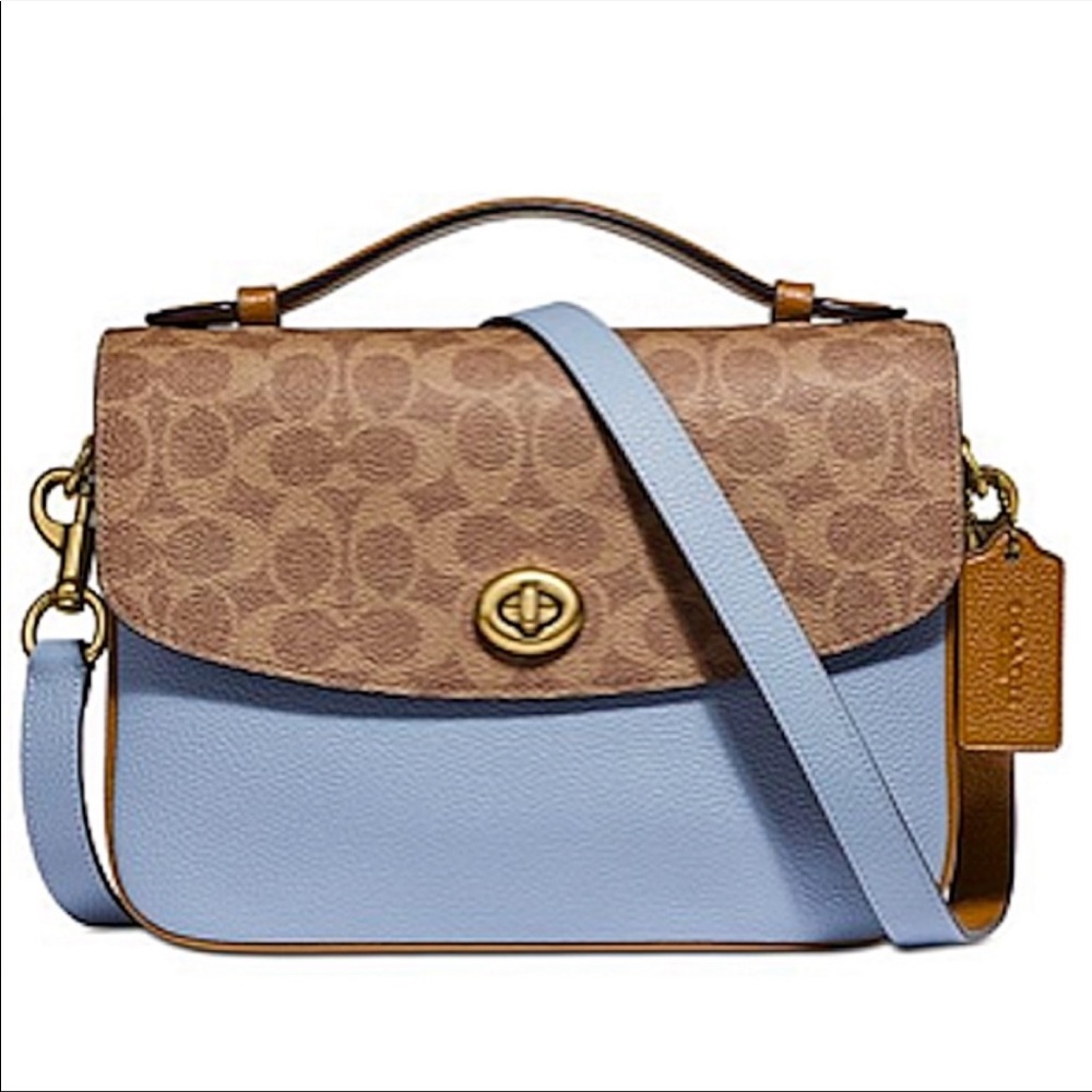 Coach Cassie Crossbody In Signature Blocking (Brand New)